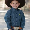 Cinch Infant Teal And Blue Long Sleeve Shirt 3-6mo -Ariat Store cinch infant teal and blue long sleeve shirt 3 6mo