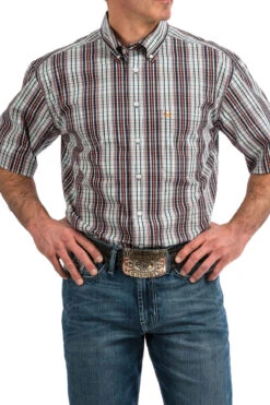 Cinch Men's Cinch ArenaFlex Button Down Shirt MTW1704042 -Ariat Store cinch mens cinch arenaflex button down shirt mtw17 2