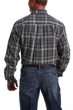 Cinch Men's Plaid Button Down Shirt C4 Size Medium -Ariat Store cinch mens plaid button down shirt c4 size medium 3