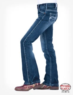 Cowgirl Tuff Girl's Cowgirl Tuff Edgy Jean GJEDGY 20 Cowgirl Tuff Girl's Cowgirl Tuff Edgy Jean GJEDGY -Ariat Store cowgirl tuff girls cowgirl tuff edgy jean gjedgy 6