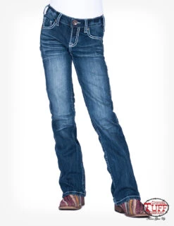 Cowgirl Tuff Girl's Cowgirl Tuff Edgy Jean GJEDGY 21 Cowgirl Tuff Girl's Cowgirl Tuff Edgy Jean GJEDGY -Ariat Store cowgirl tuff girls cowgirl tuff edgy jean gjedgy 7