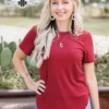 Crazy Train Crazy Train Ladies Solid Choice Maroon Tee -Ariat Store crazy train crazy train ladies solid choice maroon