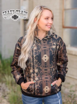 Crazy Train Crazy Train Loco Leopard Hoodie C4