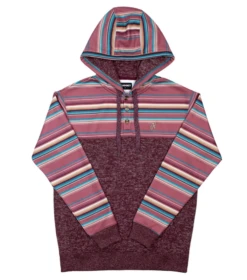 Hooey Hooey Ladies Maroon Jimmy Hoodie C4