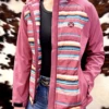 Hooey Hooey Ladies Pink Striped Softshell Jacket C4 -Ariat Store hooey hooey ladies pink striped softshell jacket c