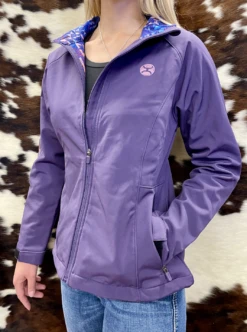 Hooey Hooey Ladies Purple Softshell Jacket