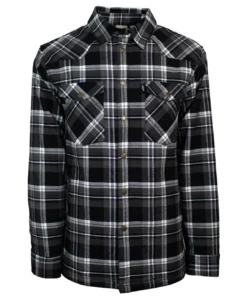 Hooey Hooey Men's Black Plaid Flannel Sherpa Jacket -Ariat Store hooey hooey mens black plaid flannel sherpa jacket 1