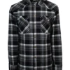 Hooey Hooey Men's Black Plaid Flannel Sherpa Jacket -Ariat Store hooey hooey mens black plaid flannel sherpa jacket