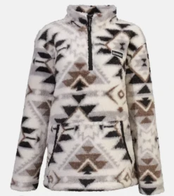 Hooey Hooey Women's Aztec Fleece Pullover