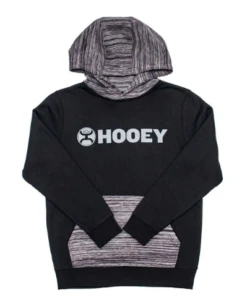 Hooey Hooey Youth's Black Lock Up Hoodie C4