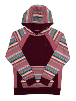 Hooey Hooey Youth's Maroon Savannah Hoodie C4