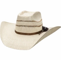 Justin Justin Bent Rail Chute 4 1/2" Straw Hat