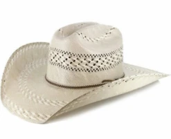 Justin Justin Bent Rail Garrett Straw Hat