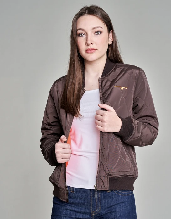 Kimes Ranch Kimes Ranch Women's Marinos Bomber Jacket C4 3 Kimes Ranch Kimes Ranch Women's Marinos Bomber Jacket C4