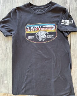 Lazy J Ranch Wear Lazy J America's Best Serape Black Tee