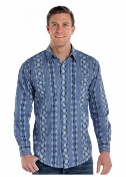 Panhandle Men's Rough Stock Snap Front Shirt R0S7606 C3
