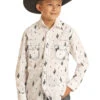 Panhandle Panhandle Boys Cactus Snap Shirt C4 Size XL -Ariat Store panhandle panhandle boys cactus snap shirt c4 size