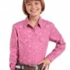 Panhandle Panhandle Girl's Bubblegum Pink Shirt Size L -Ariat Store panhandle panhandle girls bubblegum pink shirt siz