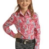 Panhandle Panhandle Girl's Pink Rodeo Shirt -Ariat Store panhandle panhandle girls pink rodeo shirt