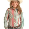 Panhandle Panhandle Girl's Striped Snap Shirt -Ariat Store panhandle panhandle girls striped snap shirt