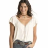 Panhandle Panhandle Ladies Cream Top -Ariat Store panhandle panhandle ladies cream top