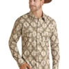 Panhandle Panhandle Men's Aztec Poplin Shirt -Ariat Store panhandle panhandle mens aztec poplin shirt
