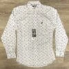 Panhandle Panhandle Men's White Card Suit Pattern Shirt -Ariat Store panhandle panhandle mens white card suit pattern s