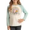 Panhandle Rock & Roll Cowgirl Girl's Rainbow Tee