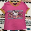 Panhandle Rock & Roll Cowgirl's Hot Pink Horse Tee -Ariat Store panhandle rock roll cowgirls hot pink horse tee