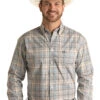 Panhandle Rock & Roll Men's Multi Plaid Button Down Shirt -Ariat Store panhandle rock roll mens multi plaid button down s