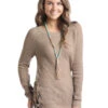 Panhandle Women's Taupe Laced Sweater Size Small