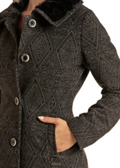 POWDER RIVER OUTFITTERS Powder River Ladies Aztec Jacquard Jacket C4 -Ariat Store powder river outfitters powder river ladies aztec 5