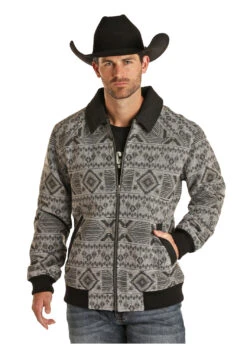 POWDER RIVER OUTFITTERS Powder River Men's Charcoal Coat Plus C4