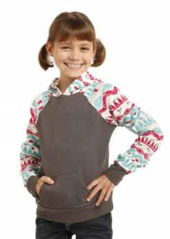 Rock And Roll Cowgirl Girl's Rock & Roll Cowgirl Hoodie G4H3366