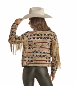 Rock And Roll Cowgirl Rock & Roll Cowgirl Ladies Aztec Jacket -Ariat Store rock and roll cowgirl rock roll cowgirl ladies azt 1