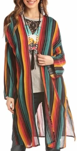 Rock And Roll Cowgirl Rock & Roll Cowgirl Striped Duster C4