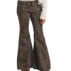 Rock And Roll Cowgirl Rock & Roll Cowgirl's Girl's Cheetah Bell Bottom Jean -Ariat Store rock and roll cowgirl rock roll cowgirls girls che