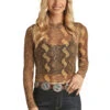 Rock And Roll Cowgirl Rock & Roll Ladies Snake Print Top 1 Rock And Roll Cowgirl Rock & Roll Ladies Snake Print Top -Ariat Store rock and roll cowgirl rock roll ladies snake print