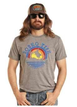 Rock & Roll Cowboy Men's Dale Brisby By Rock & Roll Cowboy T-Shirt P9-3015