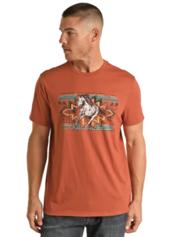 Rock & Roll Cowboy Rock & Roll Cowboy Men’s Graphic T-Shirt