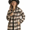 Rock & Roll Denim Rock & Roll Cowgirl's Plaid Shacket -Ariat Store rock roll denim rock roll cowgirls plaid shacket