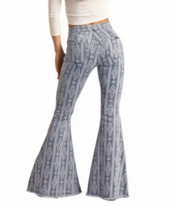 Rock & Roll Denim Rock & Roll Denim Aztec Bell Bottom Jeans -Ariat Store rock roll denim rock roll denim aztec bell bottom 5