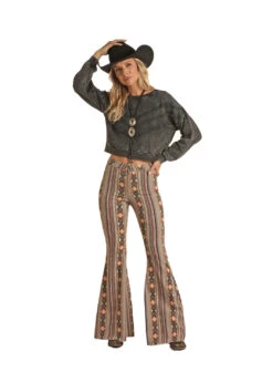 Rock & Roll Denim Rock & Roll Ladies Aztec Bell Bottom Jeans -Ariat Store rock roll denim rock roll ladies aztec bell bottom 2