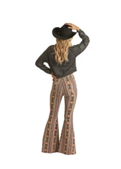 Rock & Roll Denim Rock & Roll Ladies Aztec Bell Bottom Jeans -Ariat Store rock roll denim rock roll ladies aztec bell bottom 3