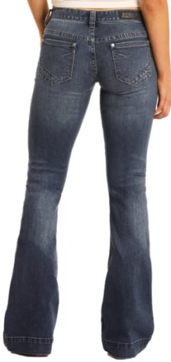 Rock & Roll Denim Women's Trouser W8-4136 -Ariat Store rock roll denim womens trouser w8 4136 2