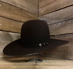Rodeo King Rodeo King 7X Chocolate Open Crown Hat