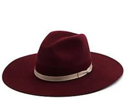 Rodeo King Rodeo King 7X Merlot Flat Tracker Hat C3 Size 7