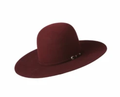 Rodeo King Rodeo King 7X Merlot Open Crown Hat