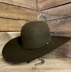 Rodeo King Rodeo King 7X Moss 4 1/2 Open Felt Hat