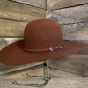 Rodeo King Rodeo King 7X Rust 4 1/2 Open Crown Hat -Ariat Store rodeo king rodeo king 7x rust 4 1 2 open crown hat